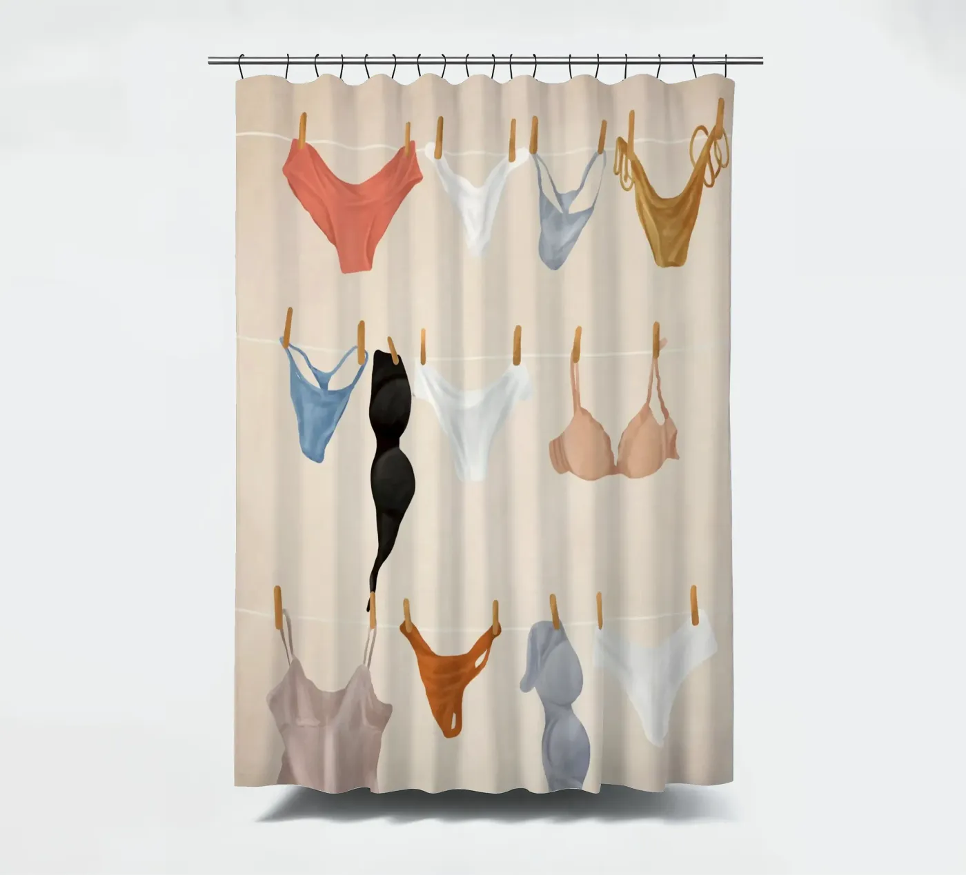 Underware Duschvorhang von Flow Line