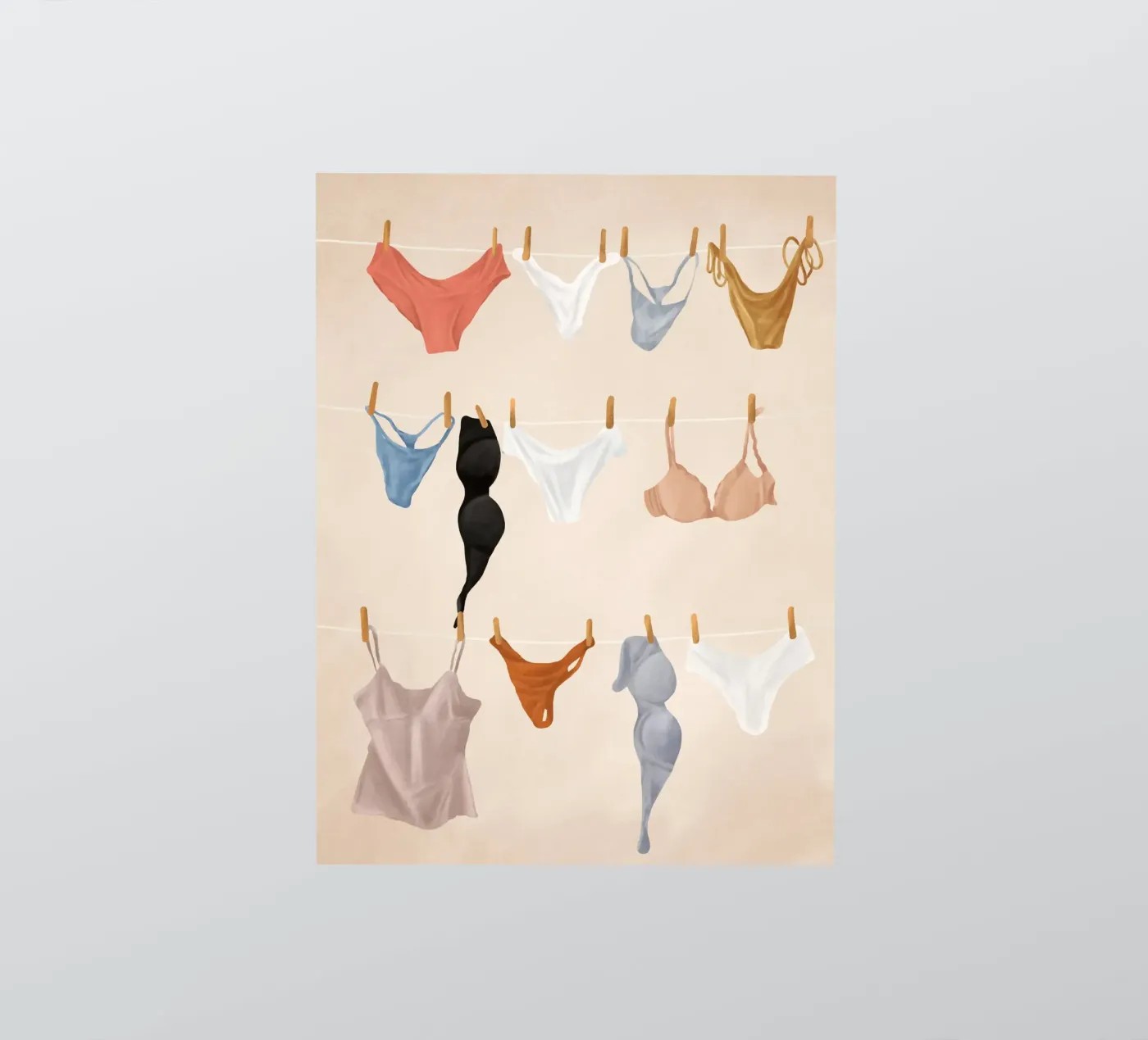 Underware sticker van Flow Line