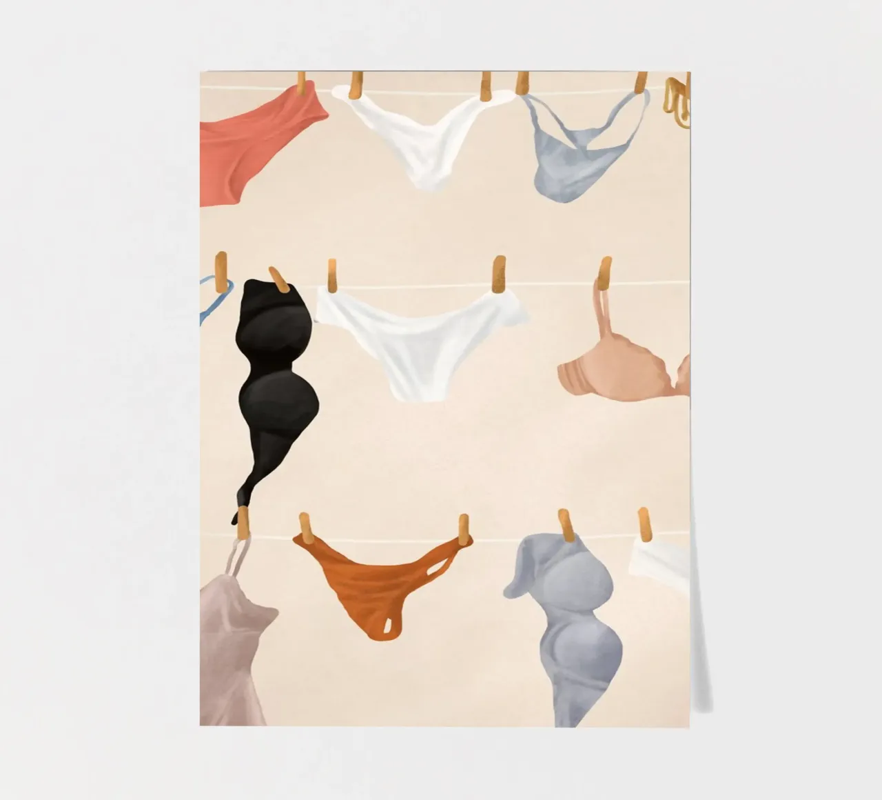 Underware sticker sheet by Flow Line