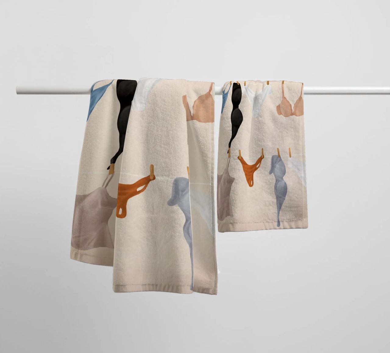 Underware asciugamano da bagno da Flow Line