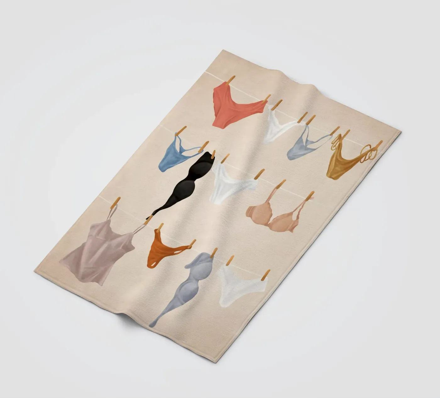 Underware fleecedeken van Flow Line