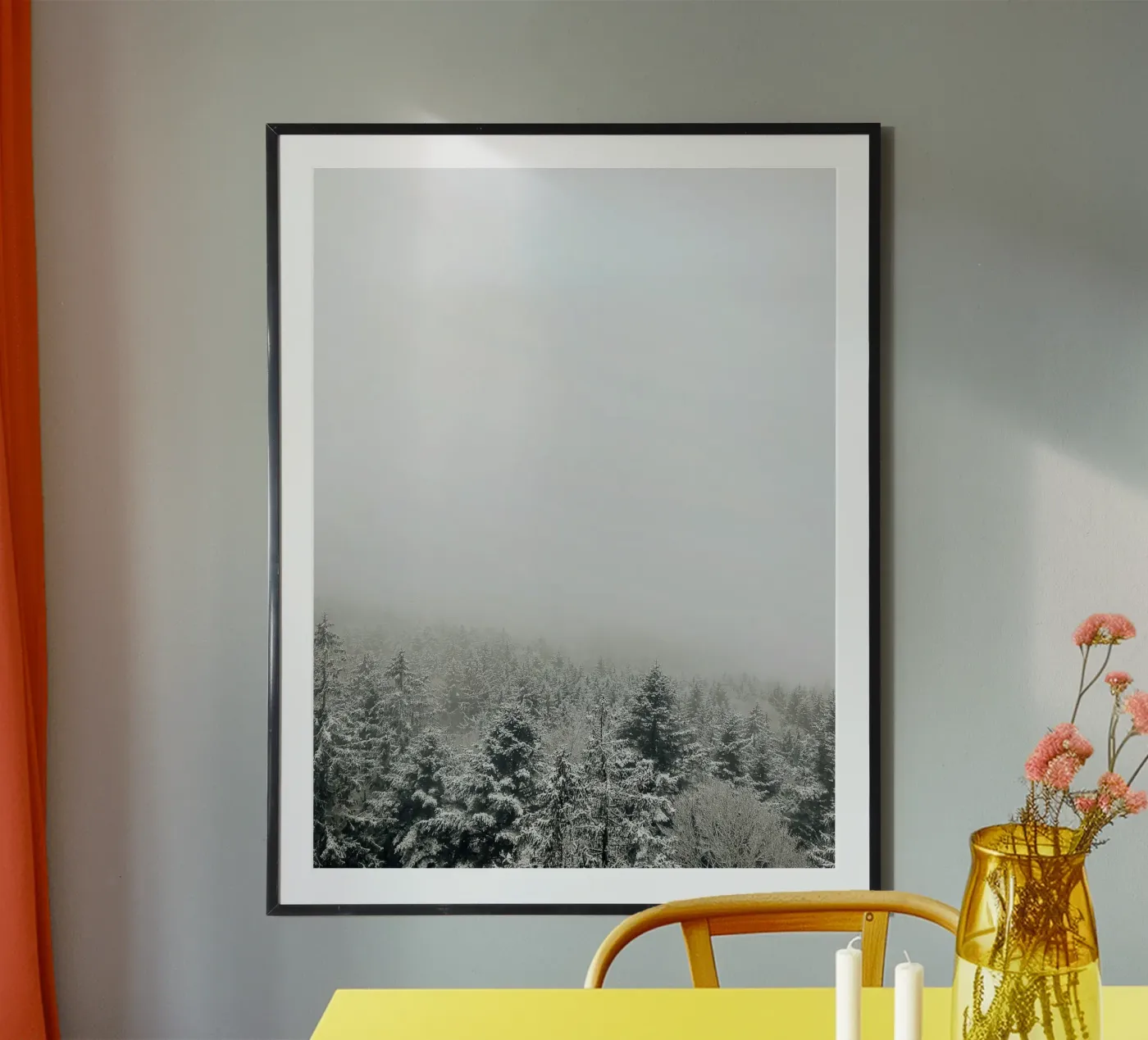Foresta invernale poster da Kudamm & Alpen