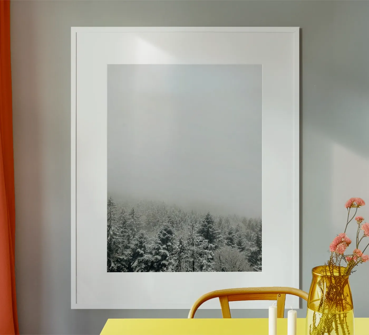 Foresta invernale poster da Kudamm & Alpen