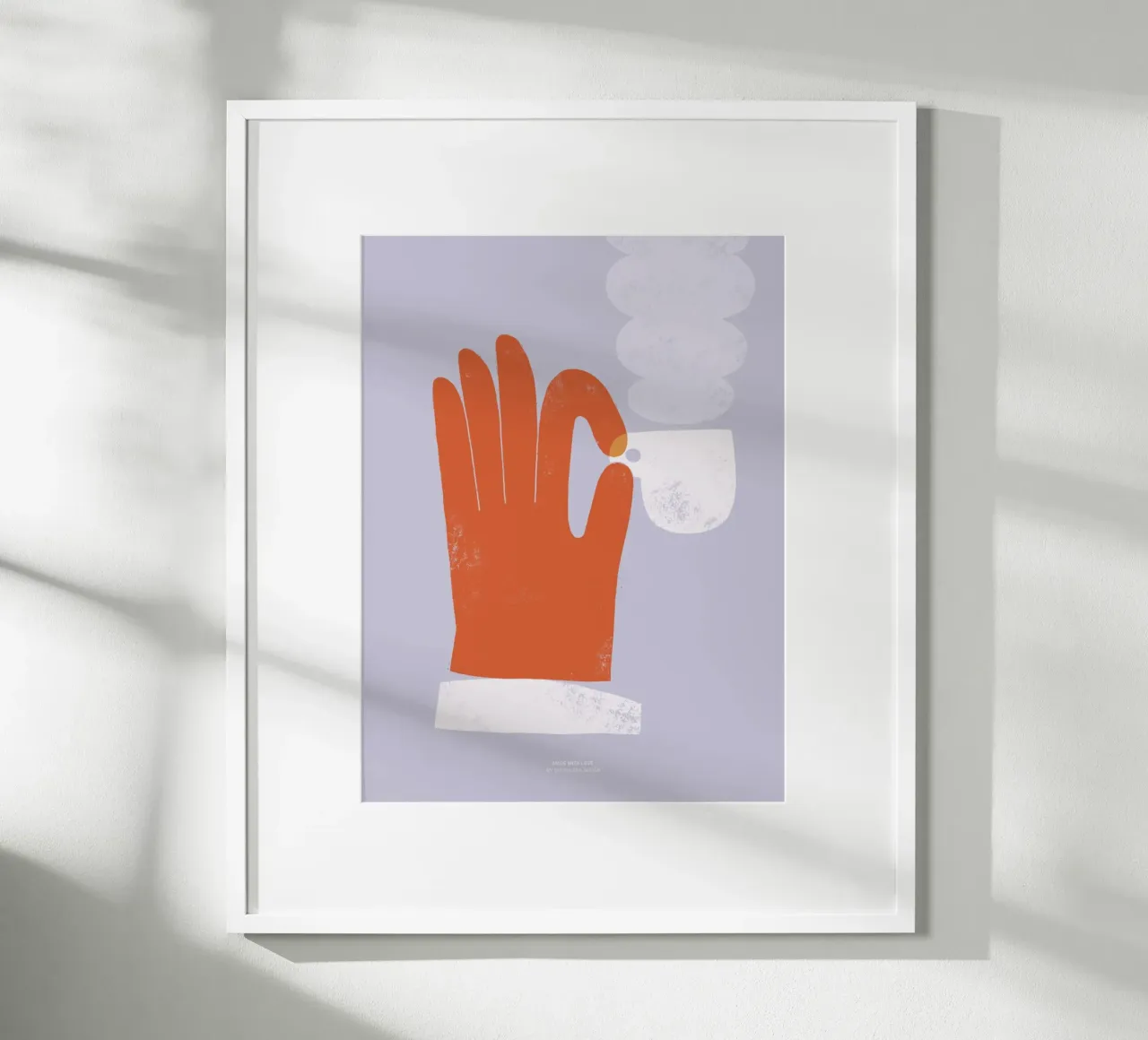 CAFFÈ ESPRESSO A MANO poster da sarahlenadesign