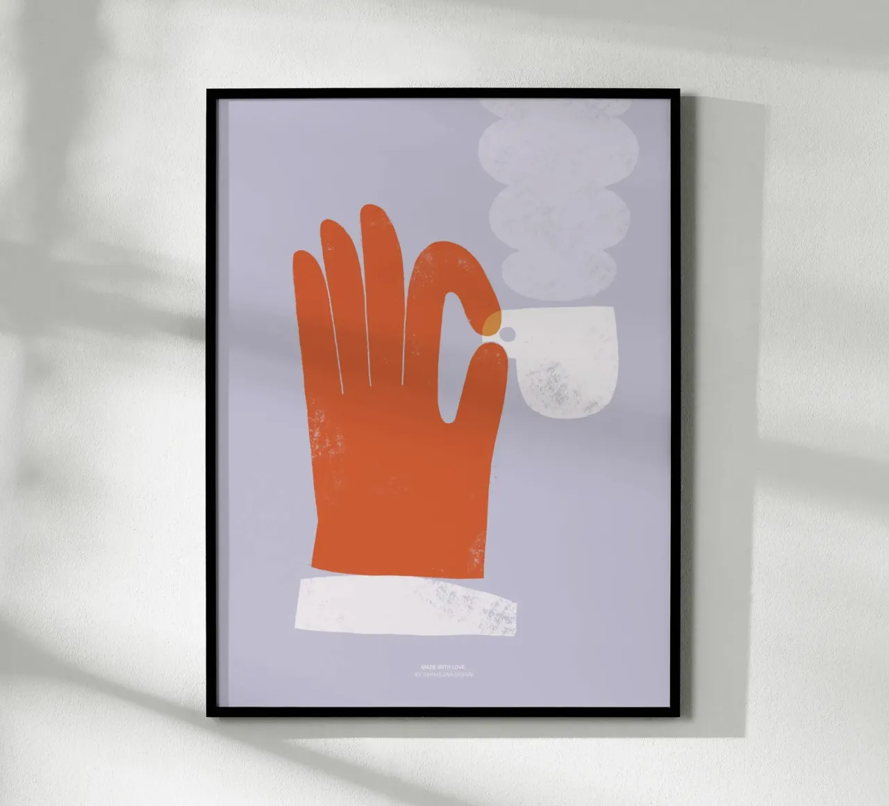 CAFFÈ ESPRESSO A MANO poster da sarahlenadesign