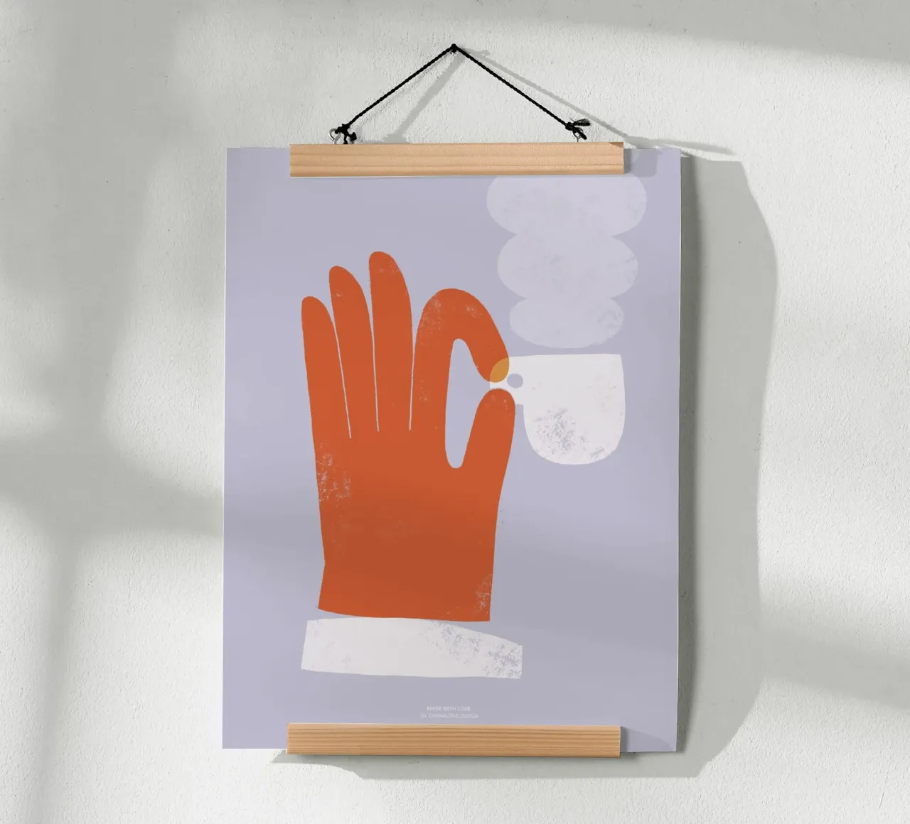 CAFFÈ ESPRESSO A MANO poster da sarahlenadesign