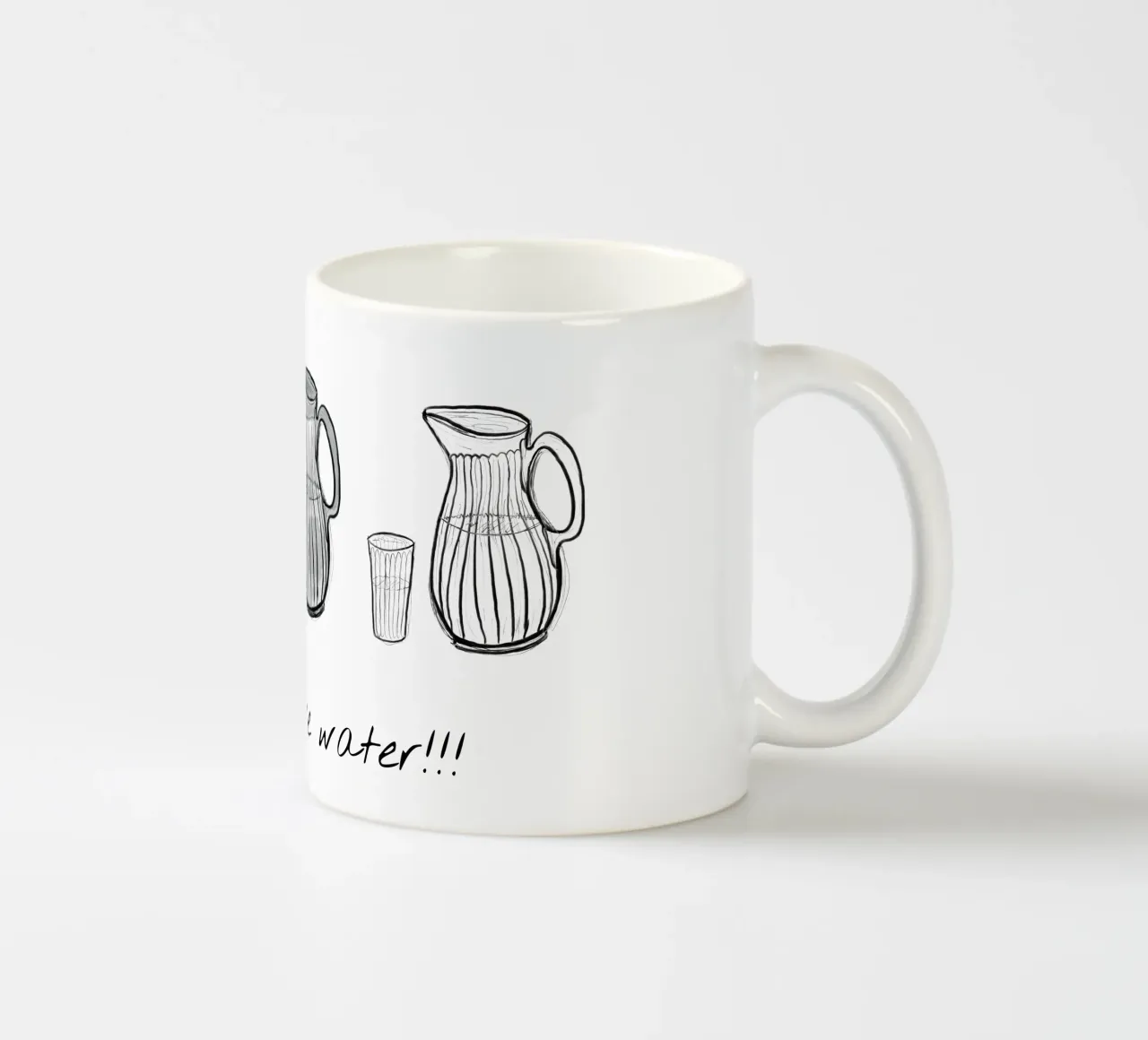 bere più acqua tazza in ceramica da words-in-frames