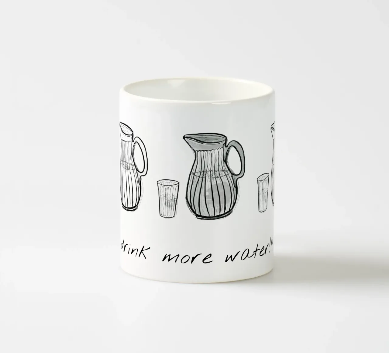bere più acqua tazza in ceramica da words-in-frames
