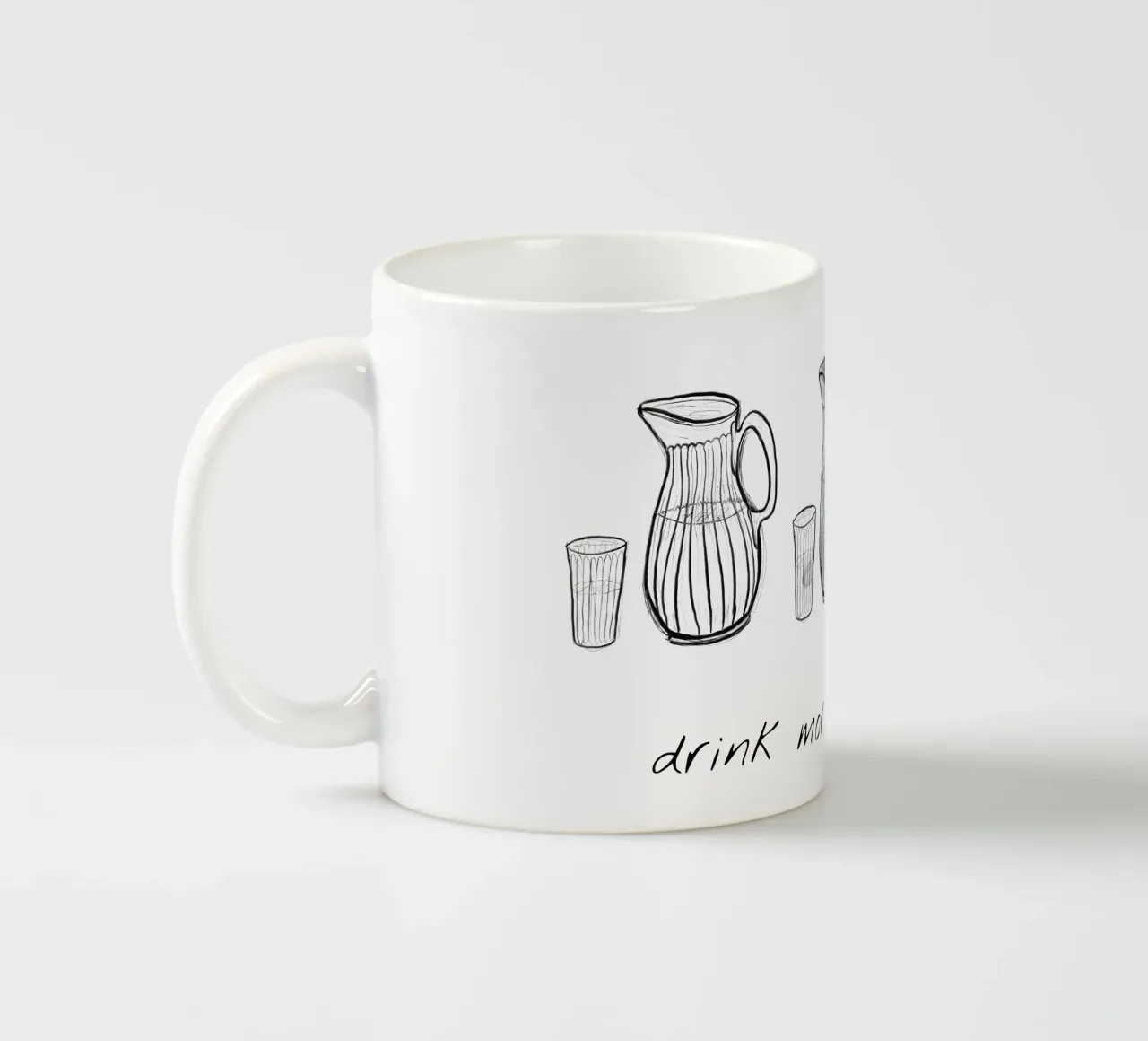 bere più acqua tazza in ceramica da words-in-frames