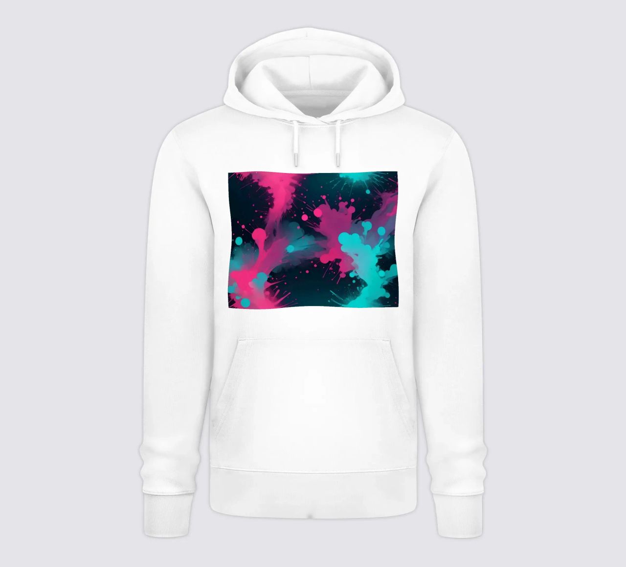 design astratto con colori vivaci e forme fluide felpa con cappuccio da DesignDoodle