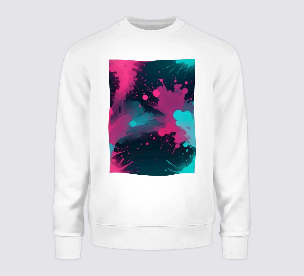 design astratto con colori vivaci e forme fluide felpa da DesignDoodle