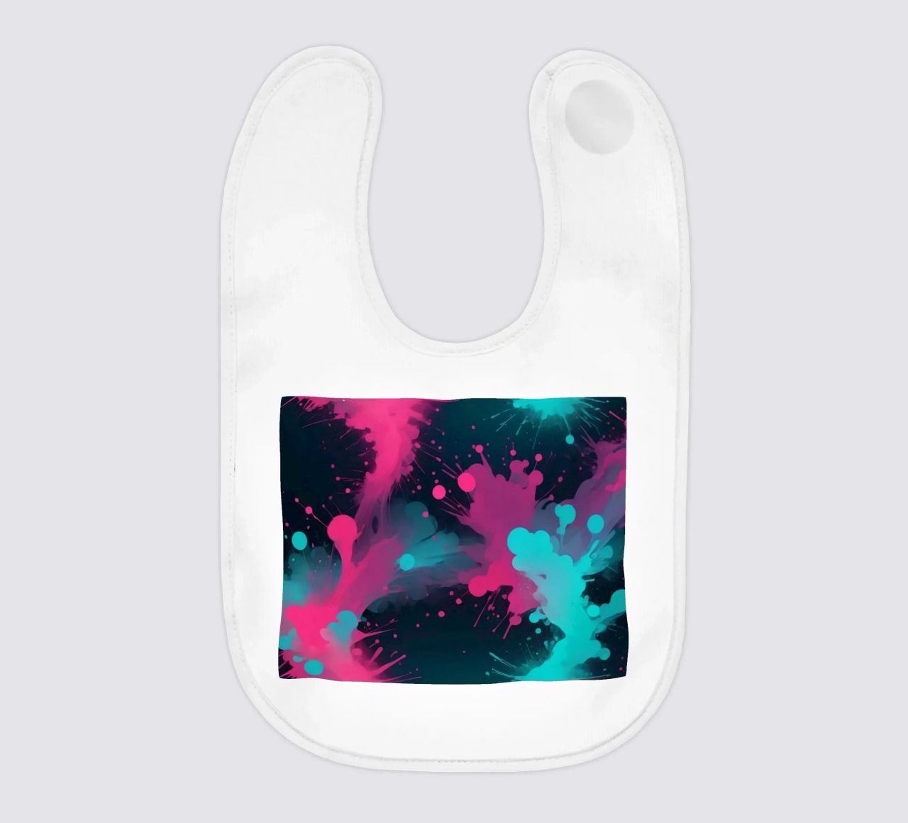design astratto con colori vivaci e forme fluide bavaglino da DesignDoodle