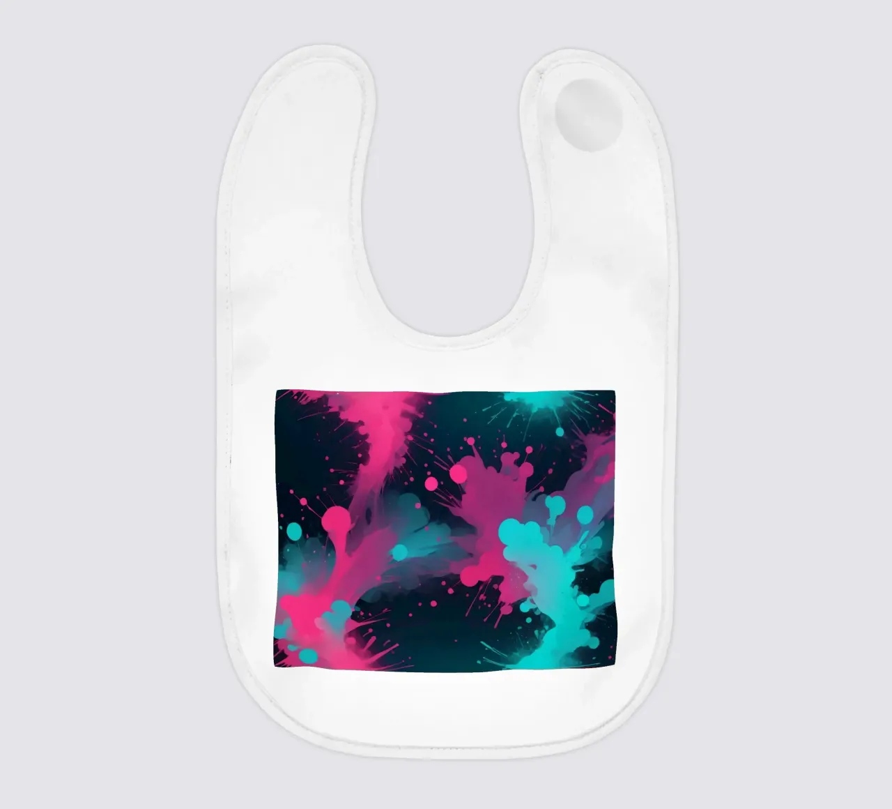 design astratto con colori vivaci e forme fluide bavaglino da DesignDoodle