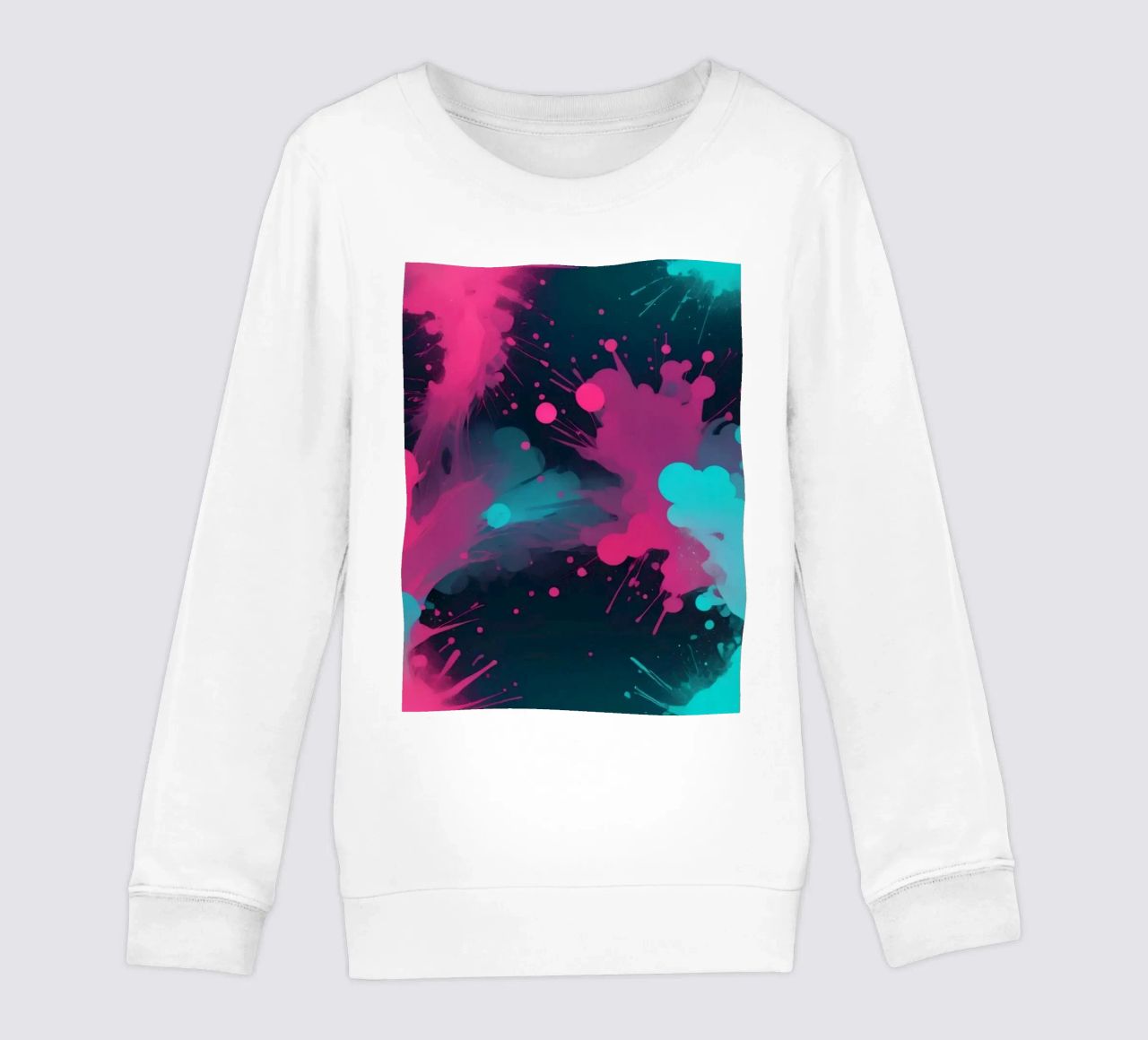 design astratto con colori vivaci e forme fluide felpa bambino da DesignDoodle