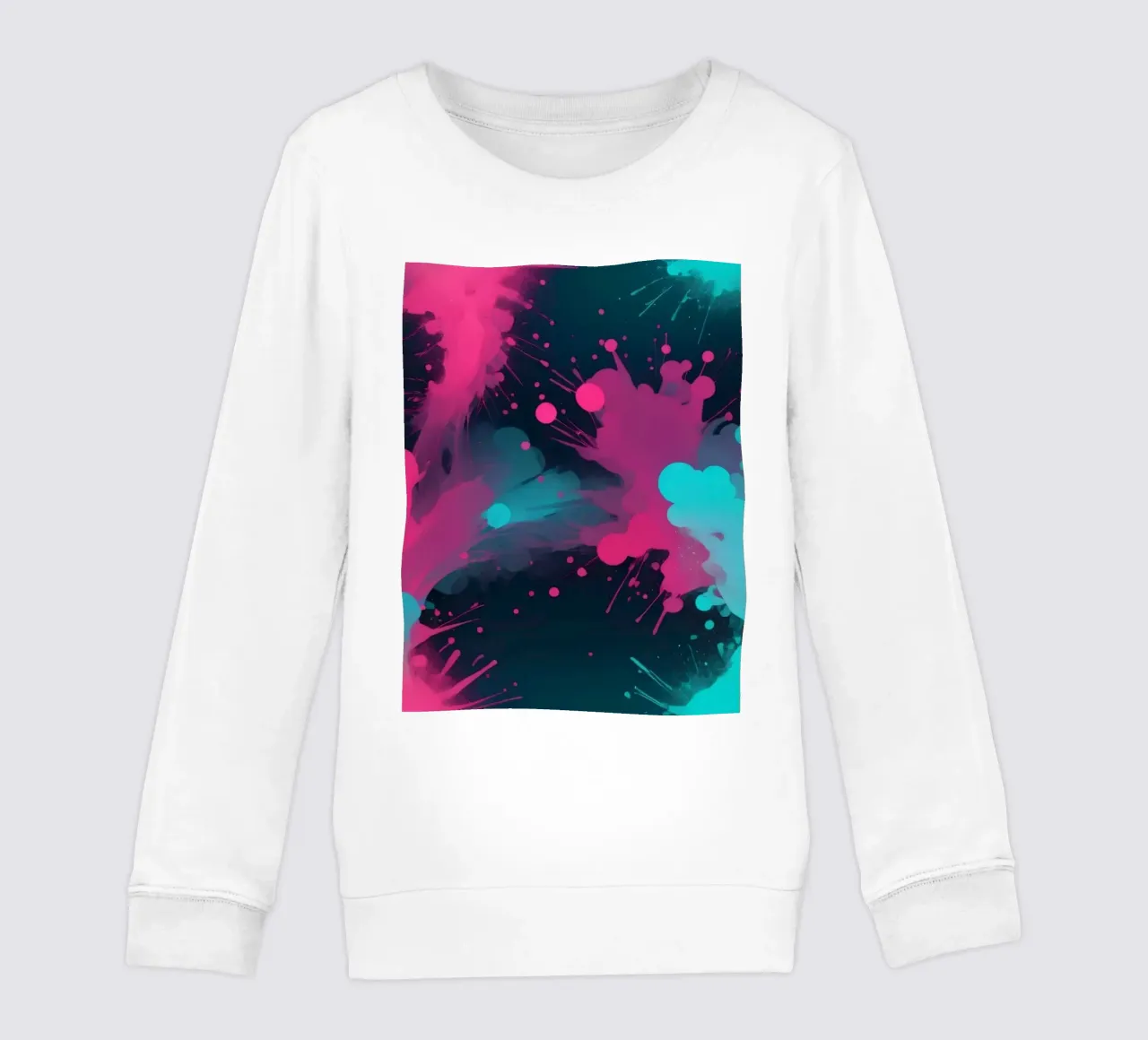 design astratto con colori vivaci e forme fluide felpa bambino da DesignDoodle