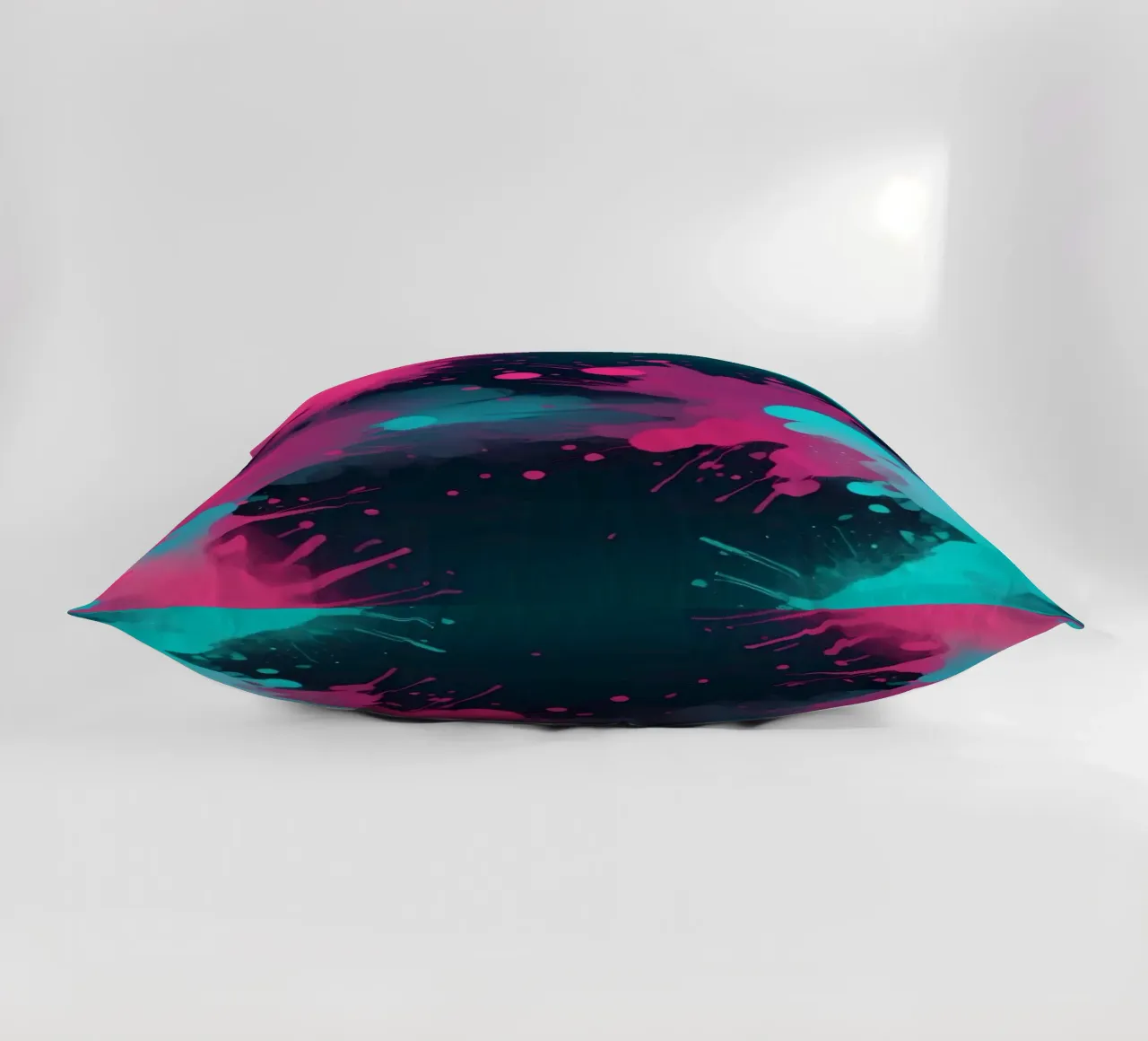 design astratto con colori vivaci e forme fluide cuscino da DesignDoodle