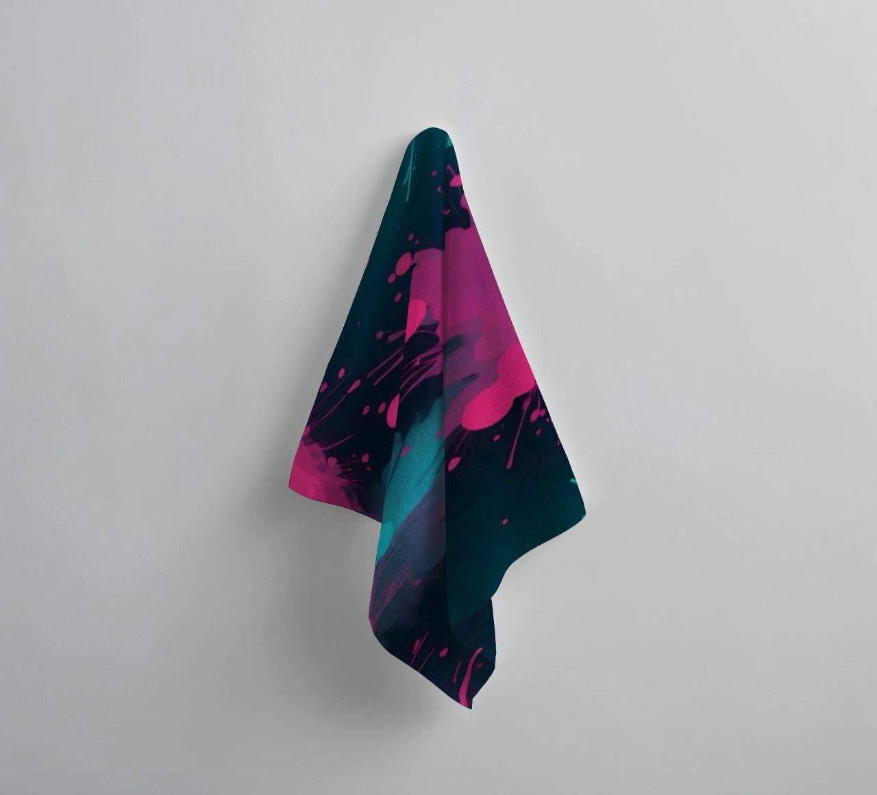 design astratto con colori vivaci e forme fluide asciugamano da bagno da DesignDoodle