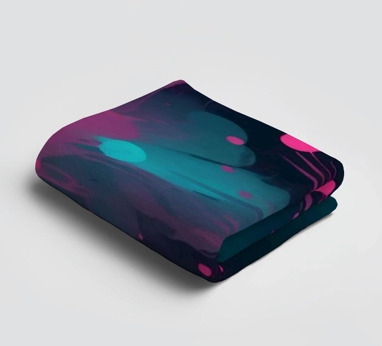 design astratto con colori vivaci e forme fluide asciugamano da bagno da DesignDoodle