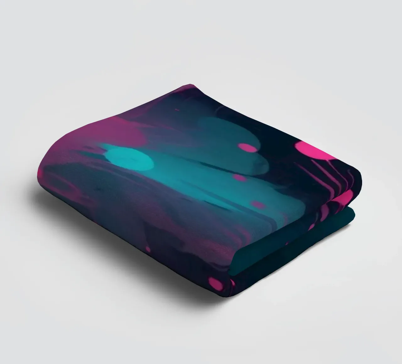 abstraktes Design mit kräftigen Farben und fließenden Formen Handtuch von DesignDoodle