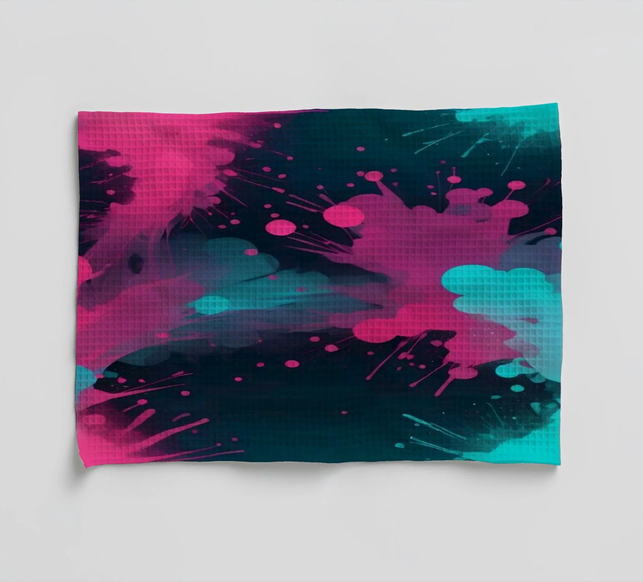 design astratto con colori vivaci e forme fluide canovaccio da cucina da DesignDoodle