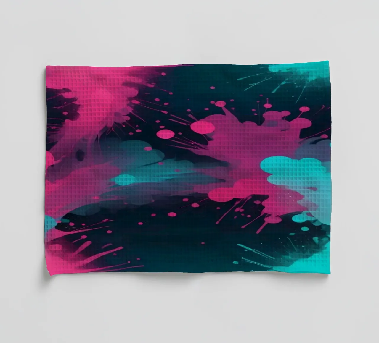 design astratto con colori vivaci e forme fluide canovaccio da cucina da DesignDoodle