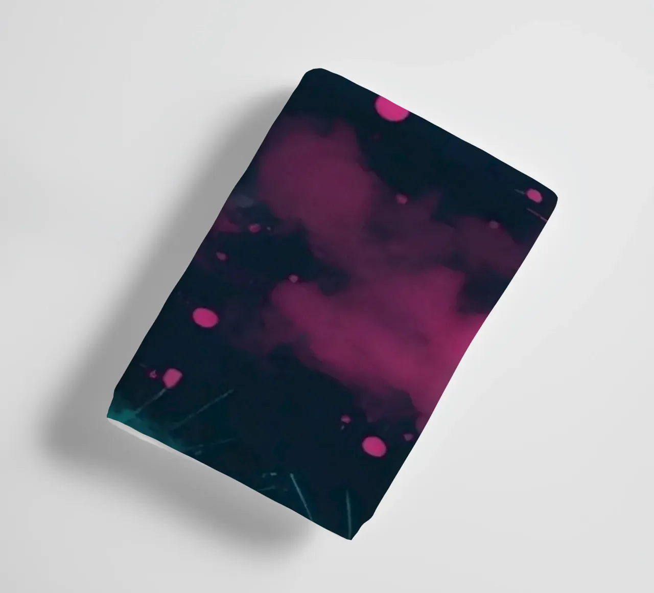 Colorful abstract background circles and soft clouds towel by DesignDoodle