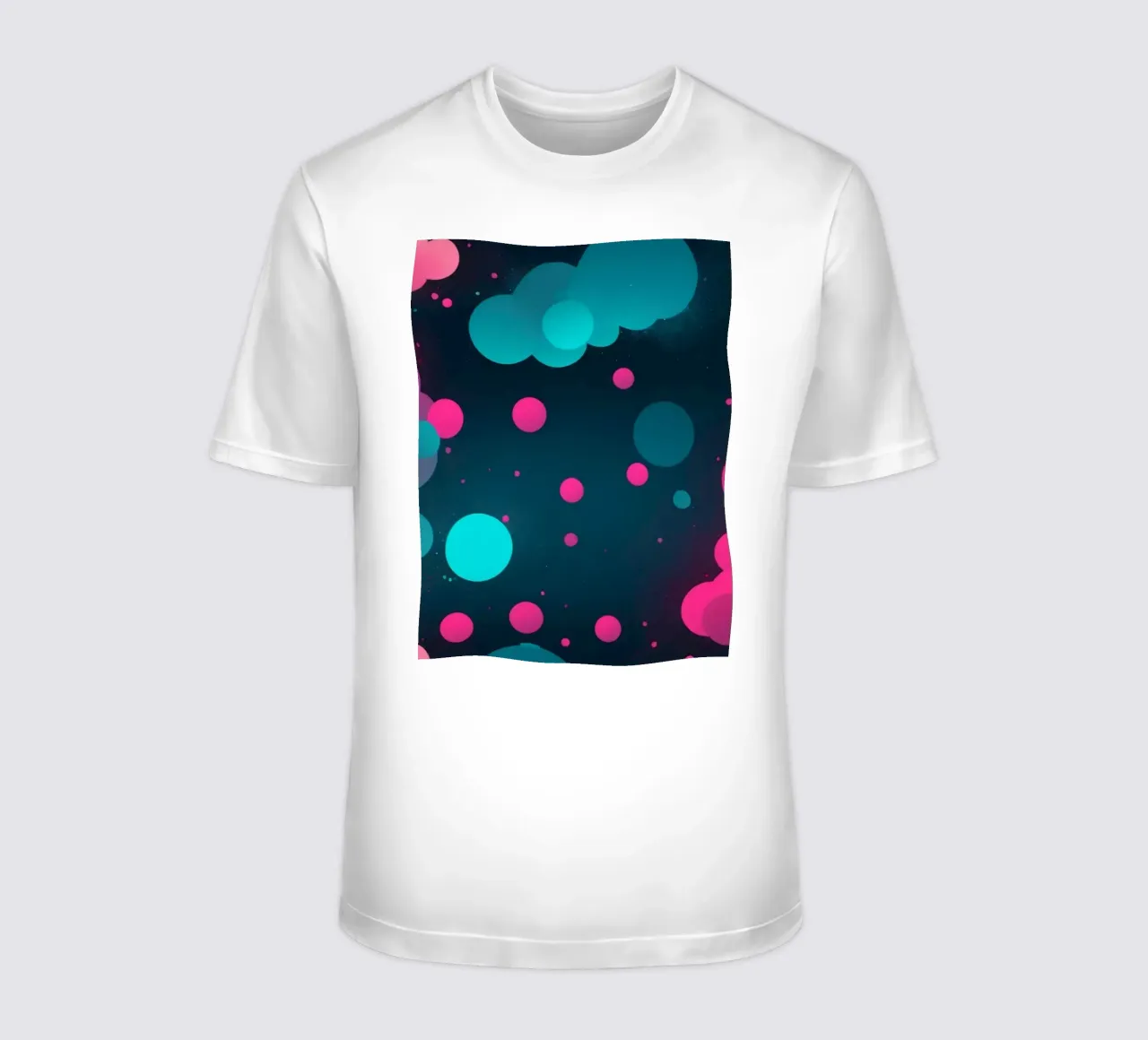 Colorful abstract background design featuring vibrant circle t-shirt by DesignDoodle
