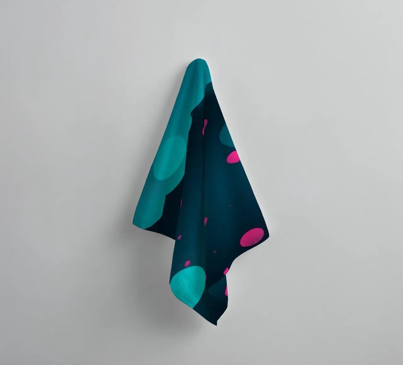 Colorful abstract background design featuring vibrant circle towel by DesignDoodle