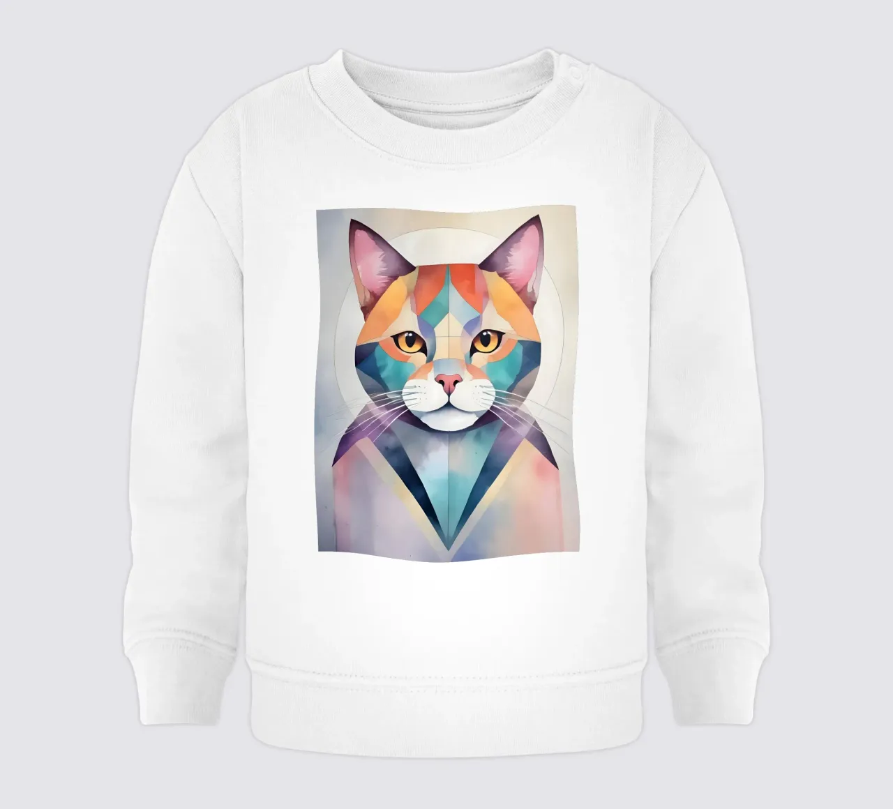 Gatto minimalista felpa neonato da Minimalism