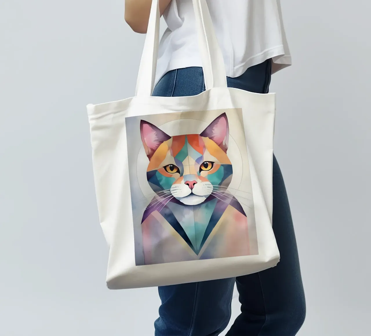Minimalismo felino tote bag de Minimalism