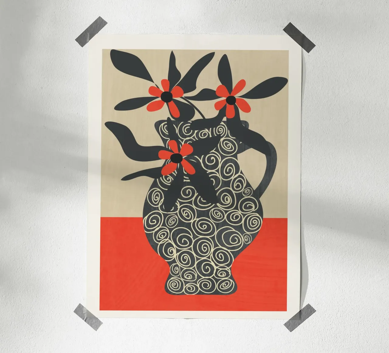 Modern Bloom poster da Flow Line