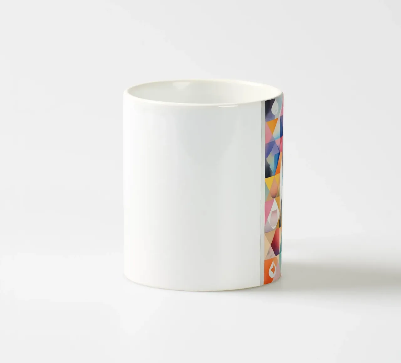 Gatto minimalista 01 tazza in ceramica da Minimalism