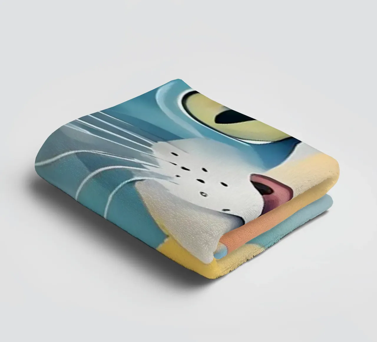 Cat minimalism 01 towel by Minimalism