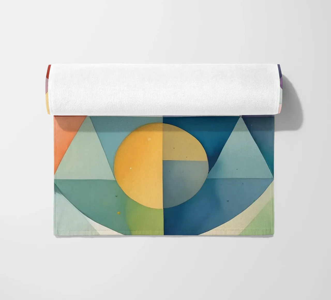 Mosaics minimalism 01 beach towel by Minimalism