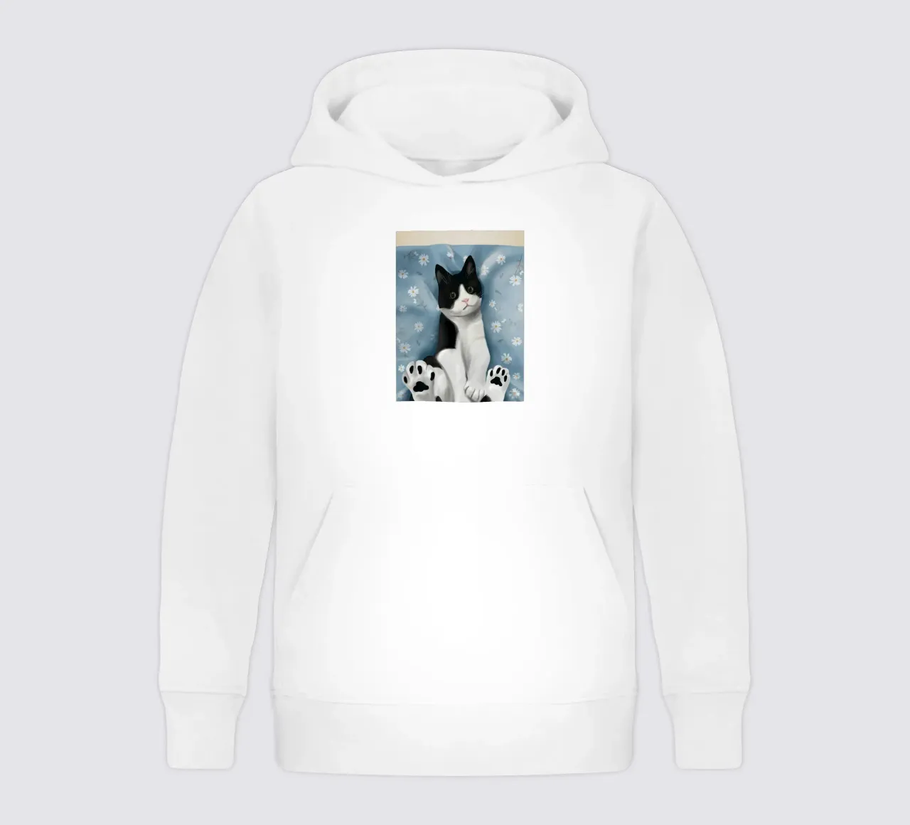 Paws and Petals kids hoodie by Flow Line