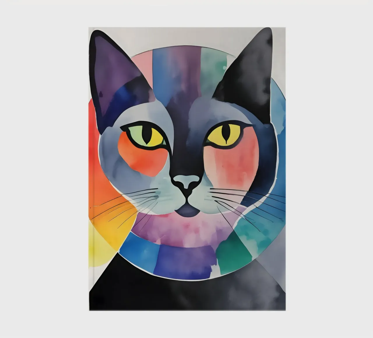 Cat minimalism 03 notebook by Minimalism