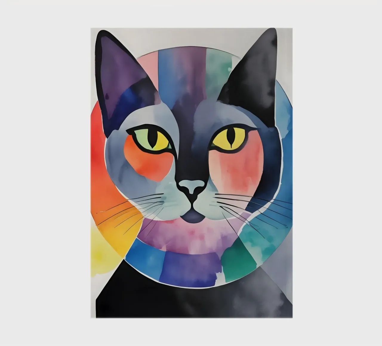 Cat minimalism 03 notebook by Minimalism