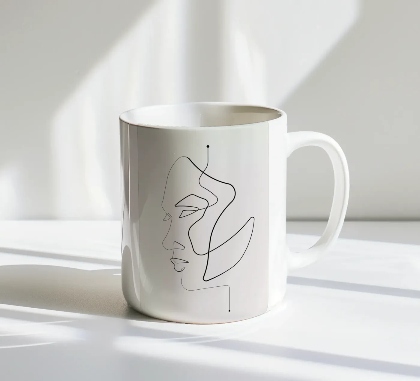 Gaze ceramic mug by Pure