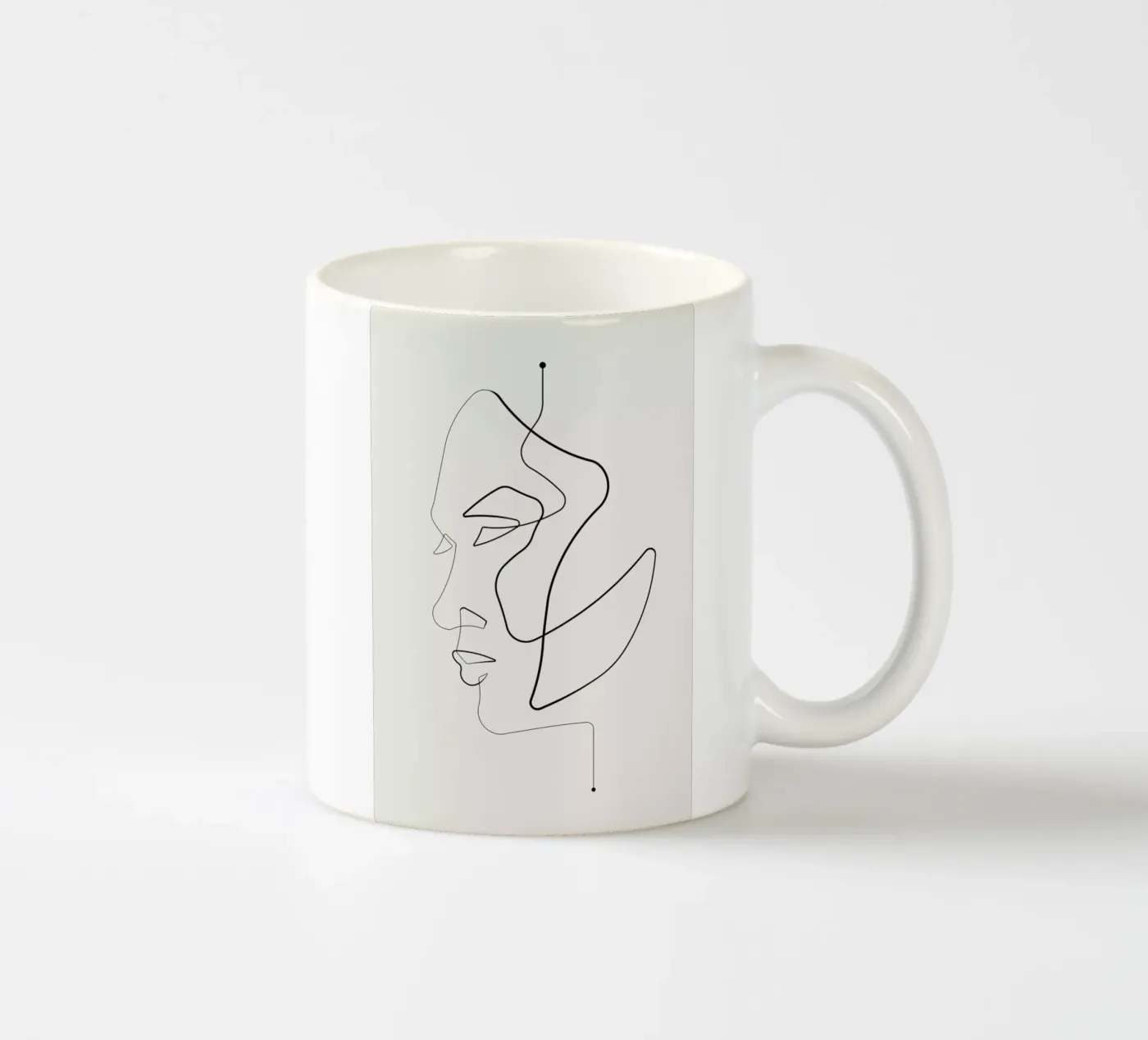 Gaze ceramic mug by Pure