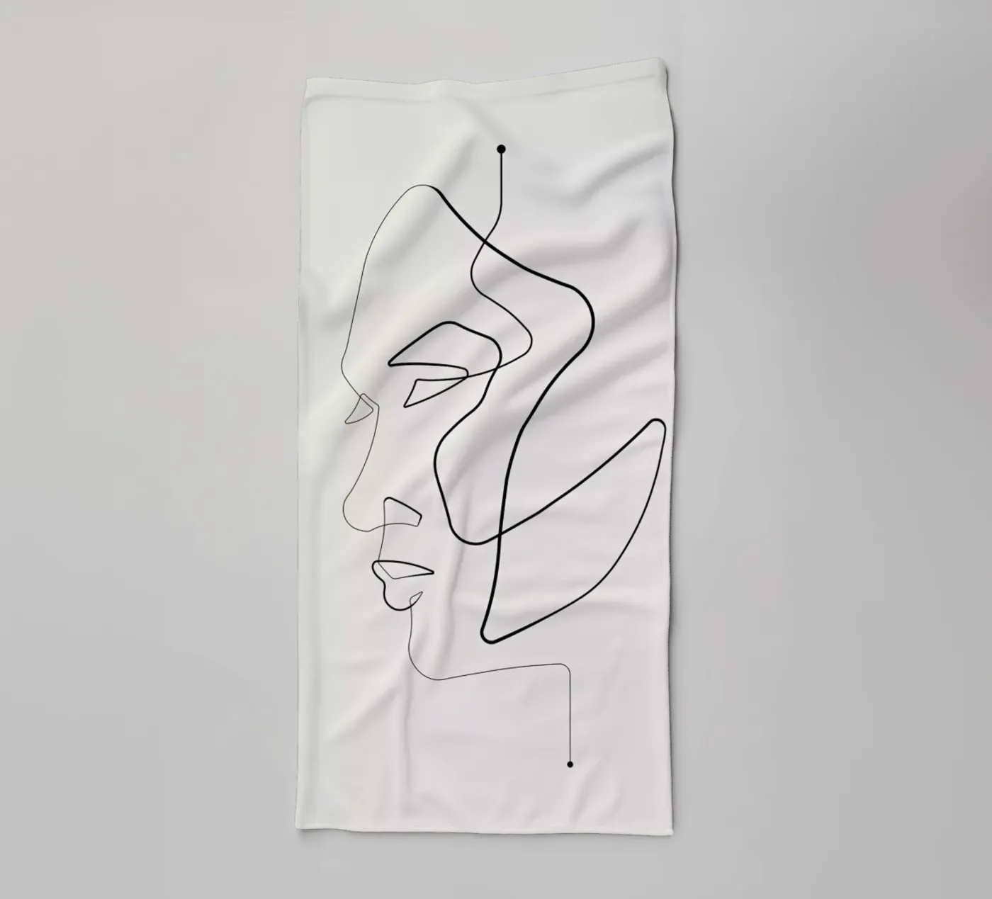 Gaze badhanddoek van Pure