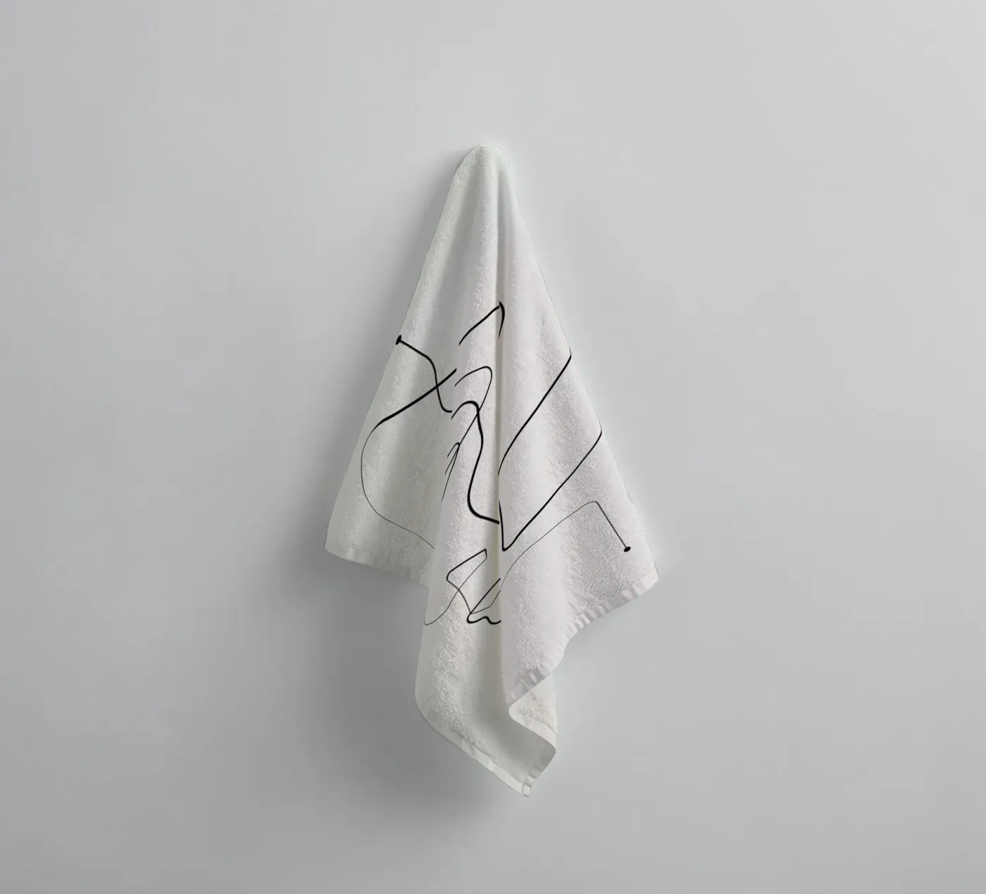 Gaze badhanddoek van Pure