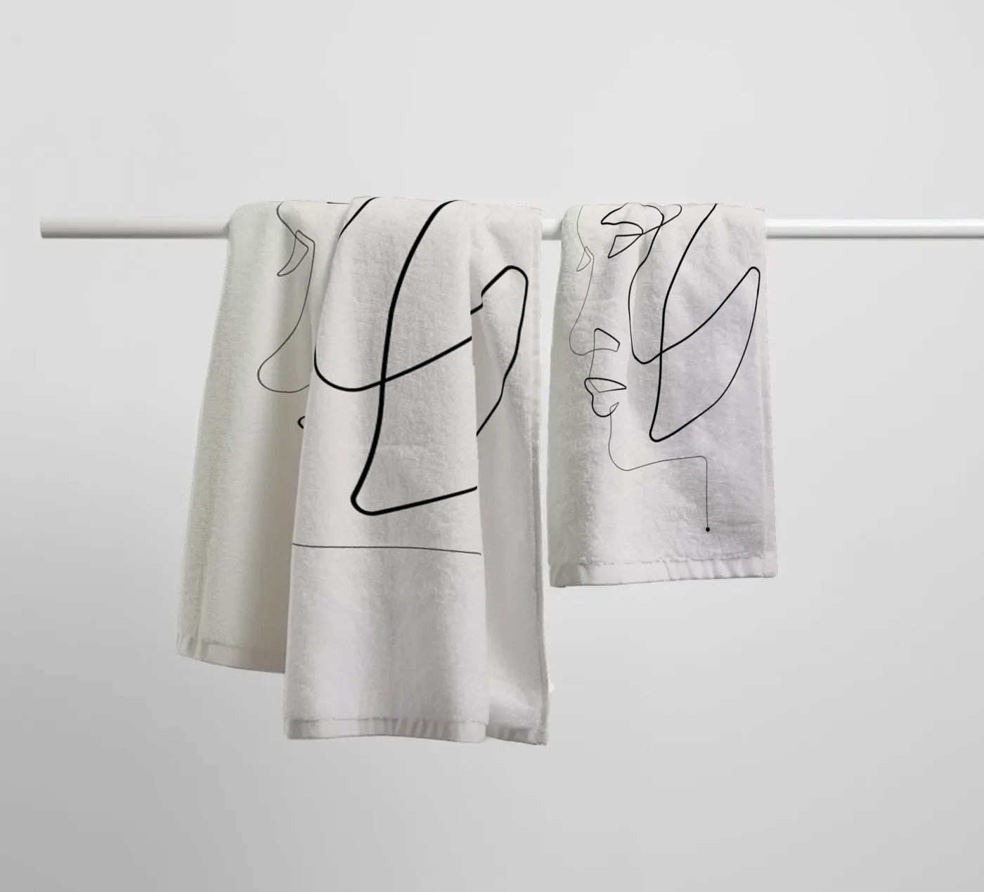 Gaze badhanddoek van Pure