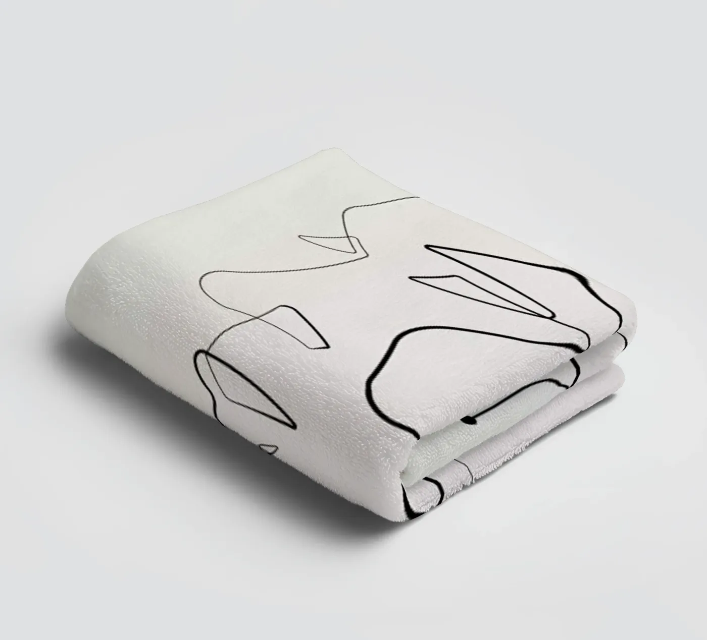 Gaze badhanddoek van Pure