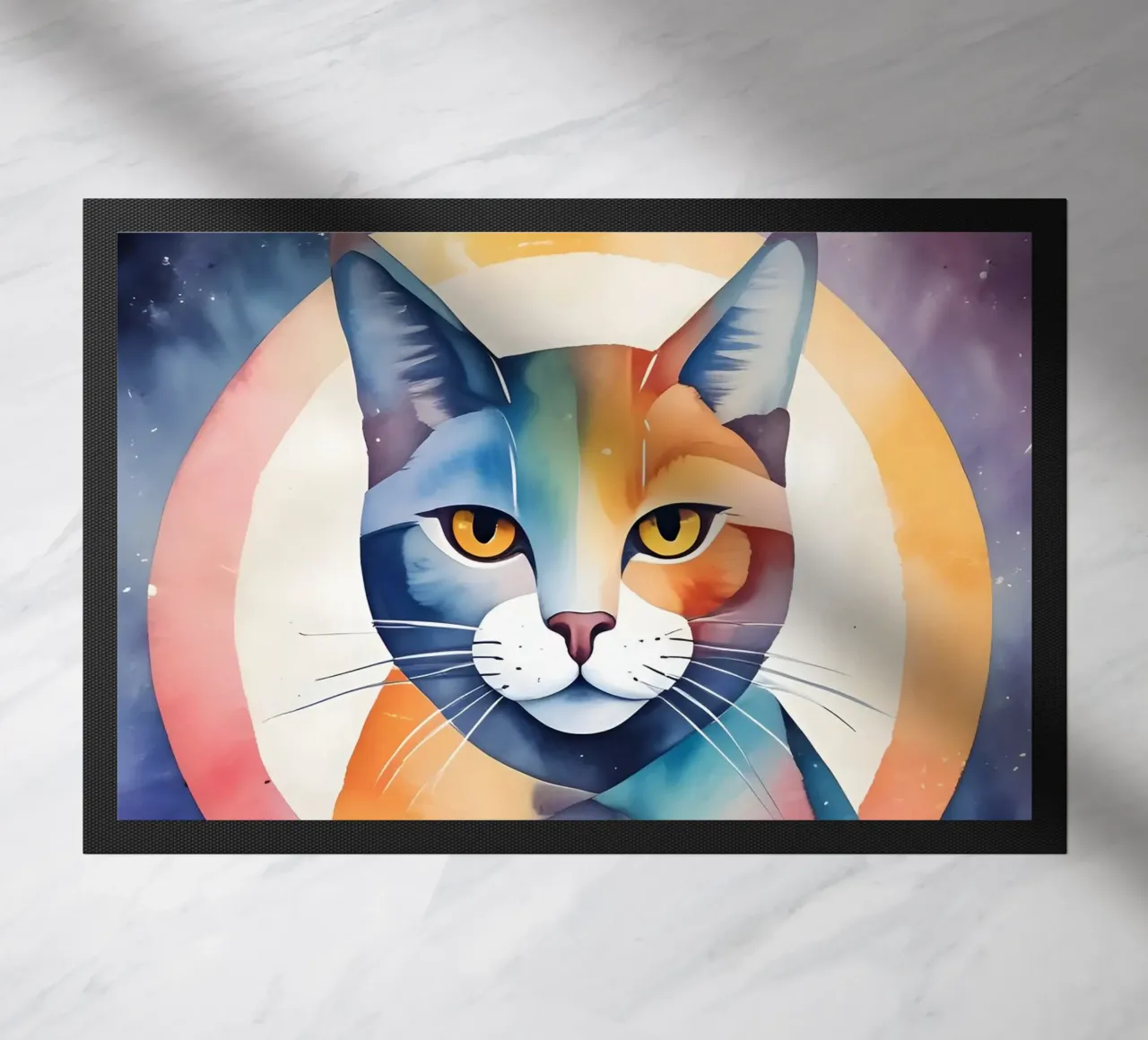 Gatto minimalista 04 zerbino da Minimalism