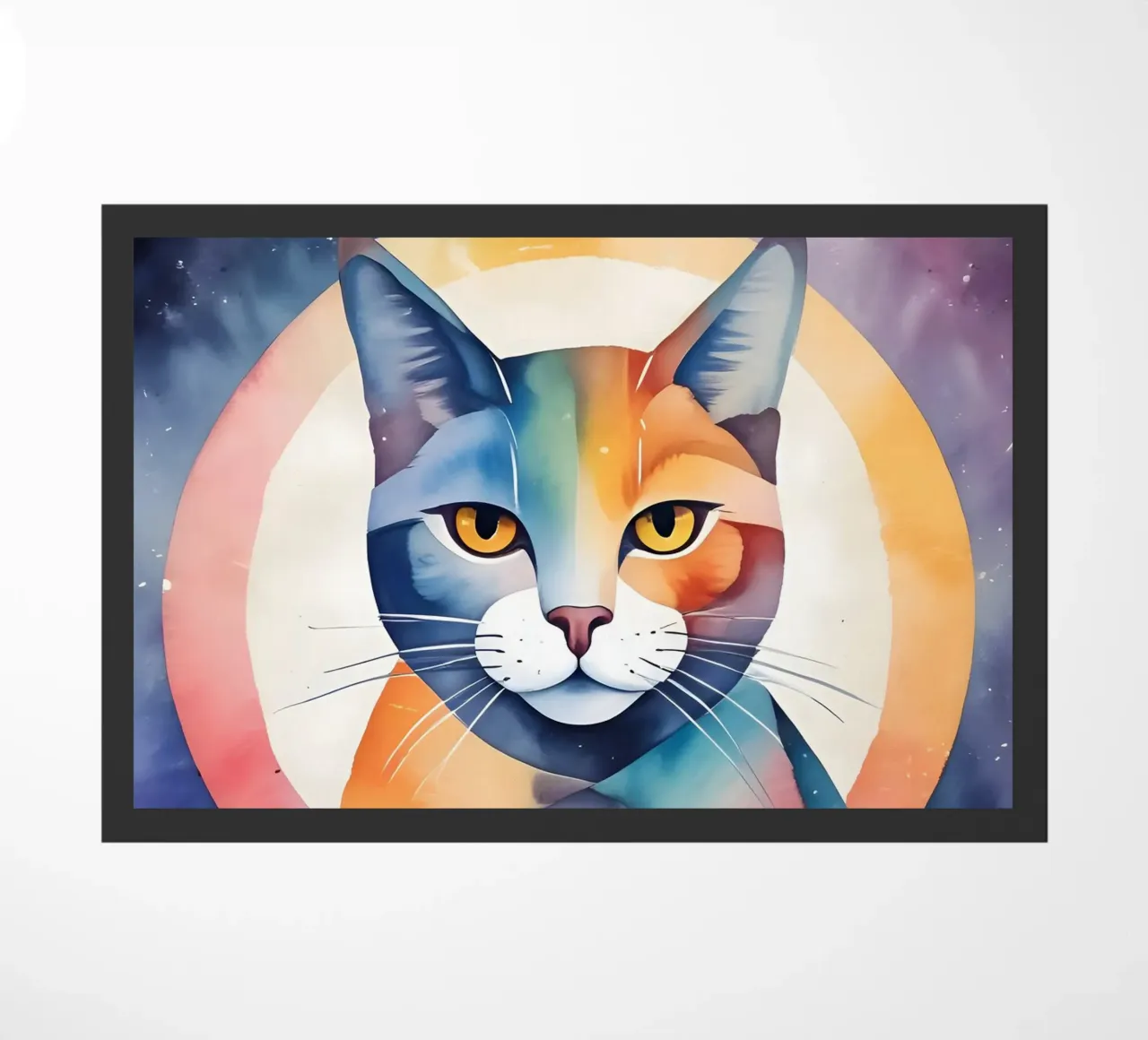 Gatto minimalista 04 zerbino da Minimalism