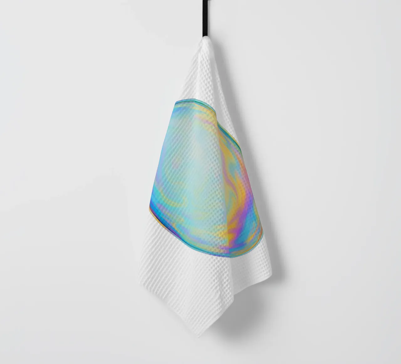 Bolla di sapone colorata e iridescente canovaccio da cucina da Katja Stehle Design