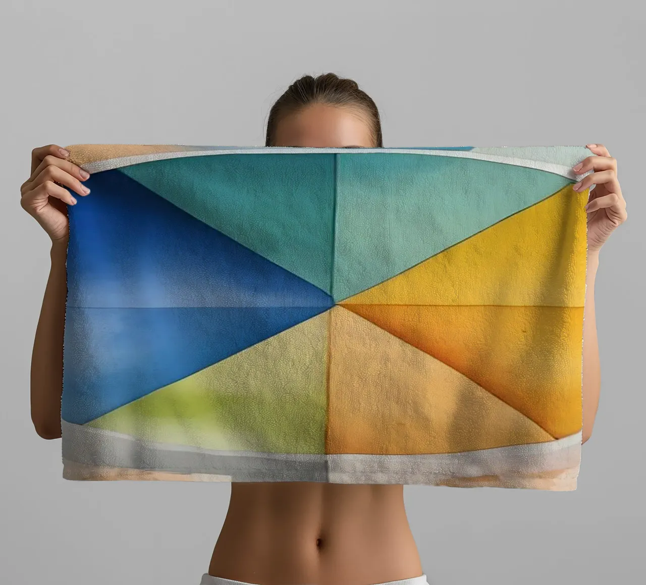 Minimalismo geometrico 03 asciugamano da bagno da Minimalism