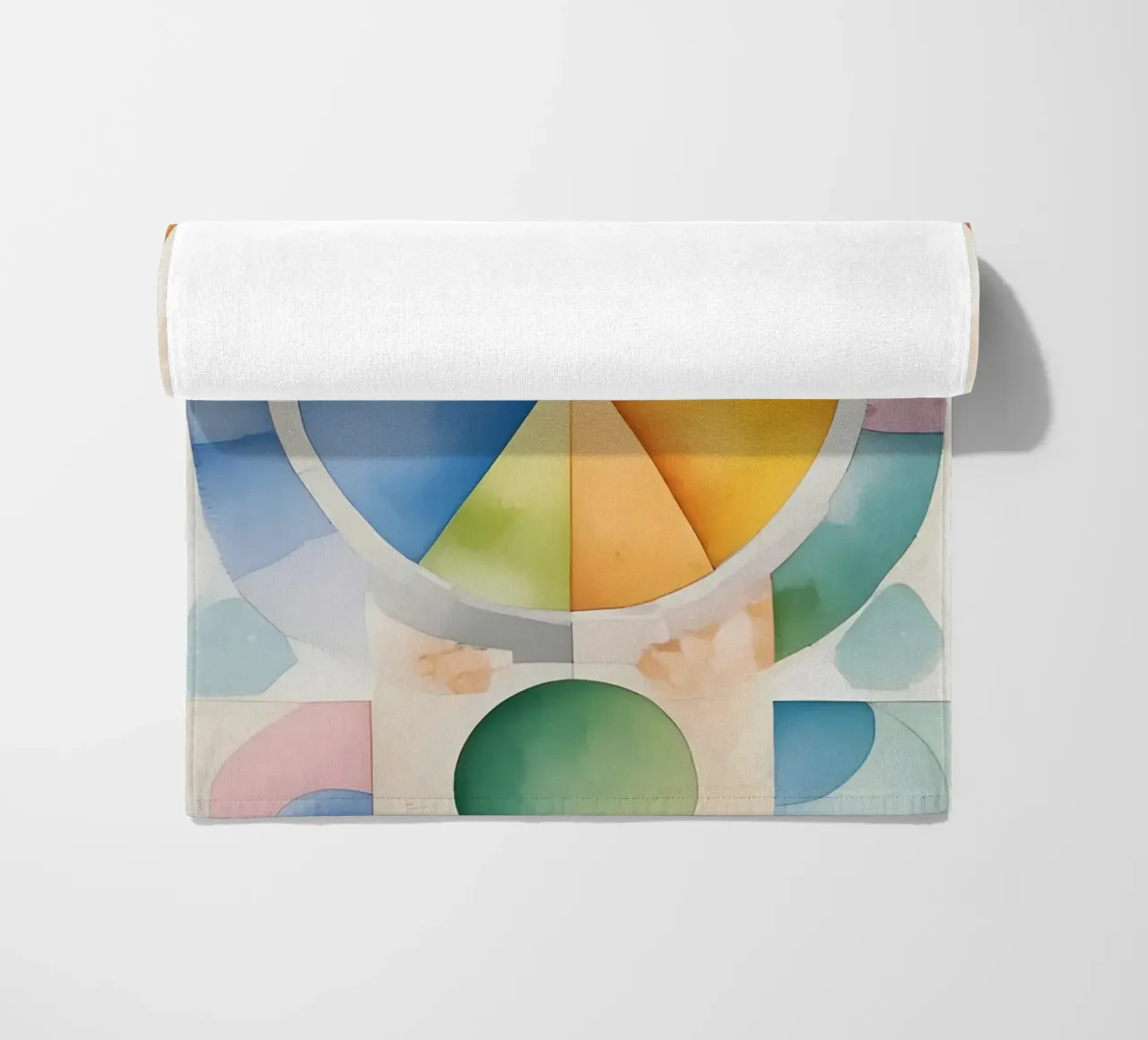Geometric minimalism 03 beach towel by Minimalism
