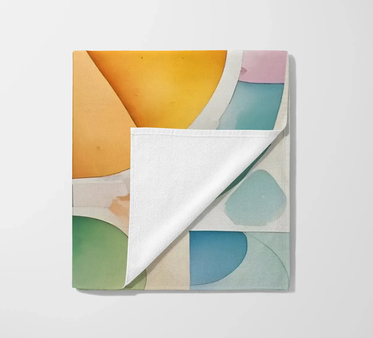 Geometric minimalism 03 beach towel by Minimalism