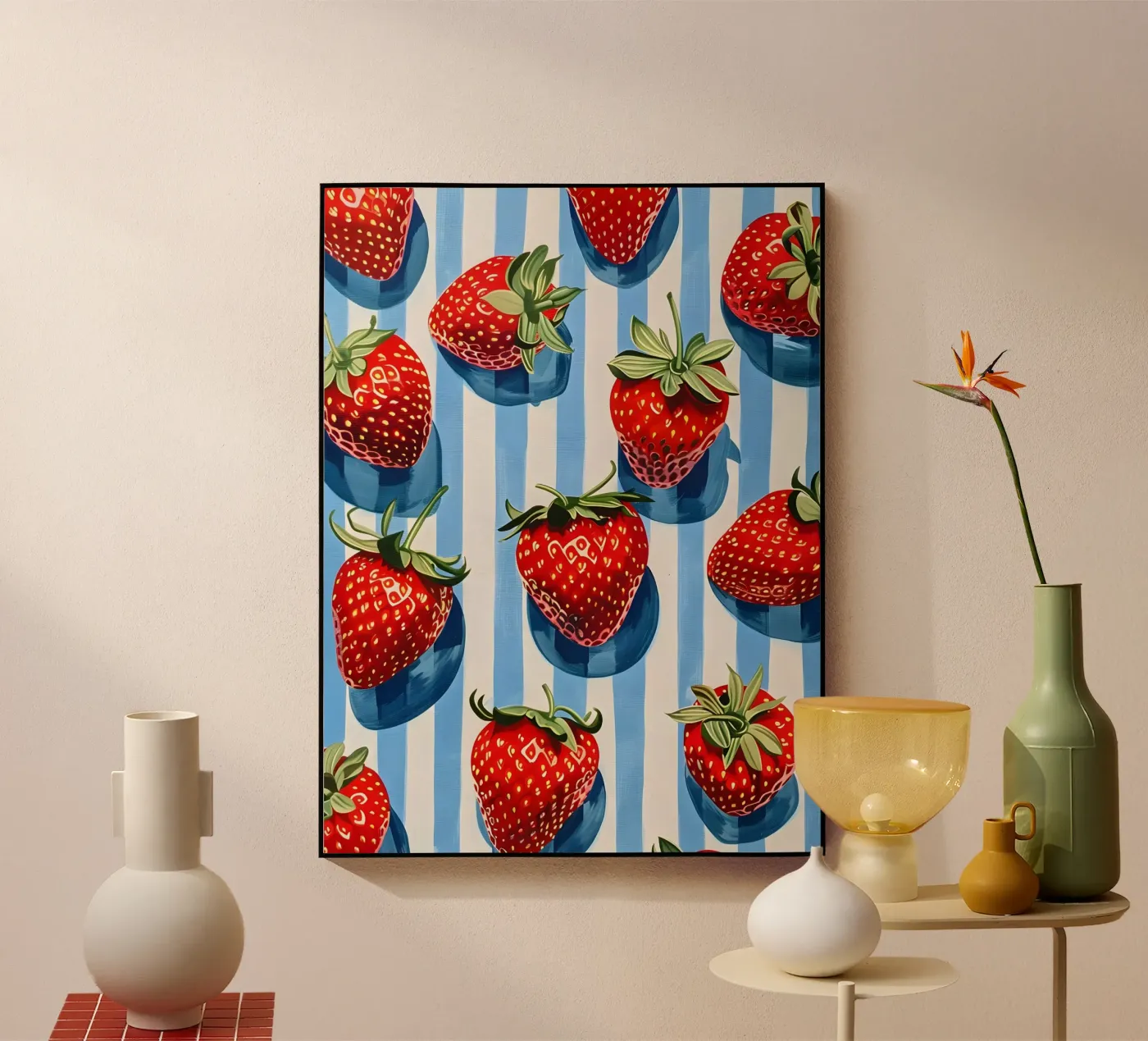 Le fragole plexiglass da Gypsy Galleria